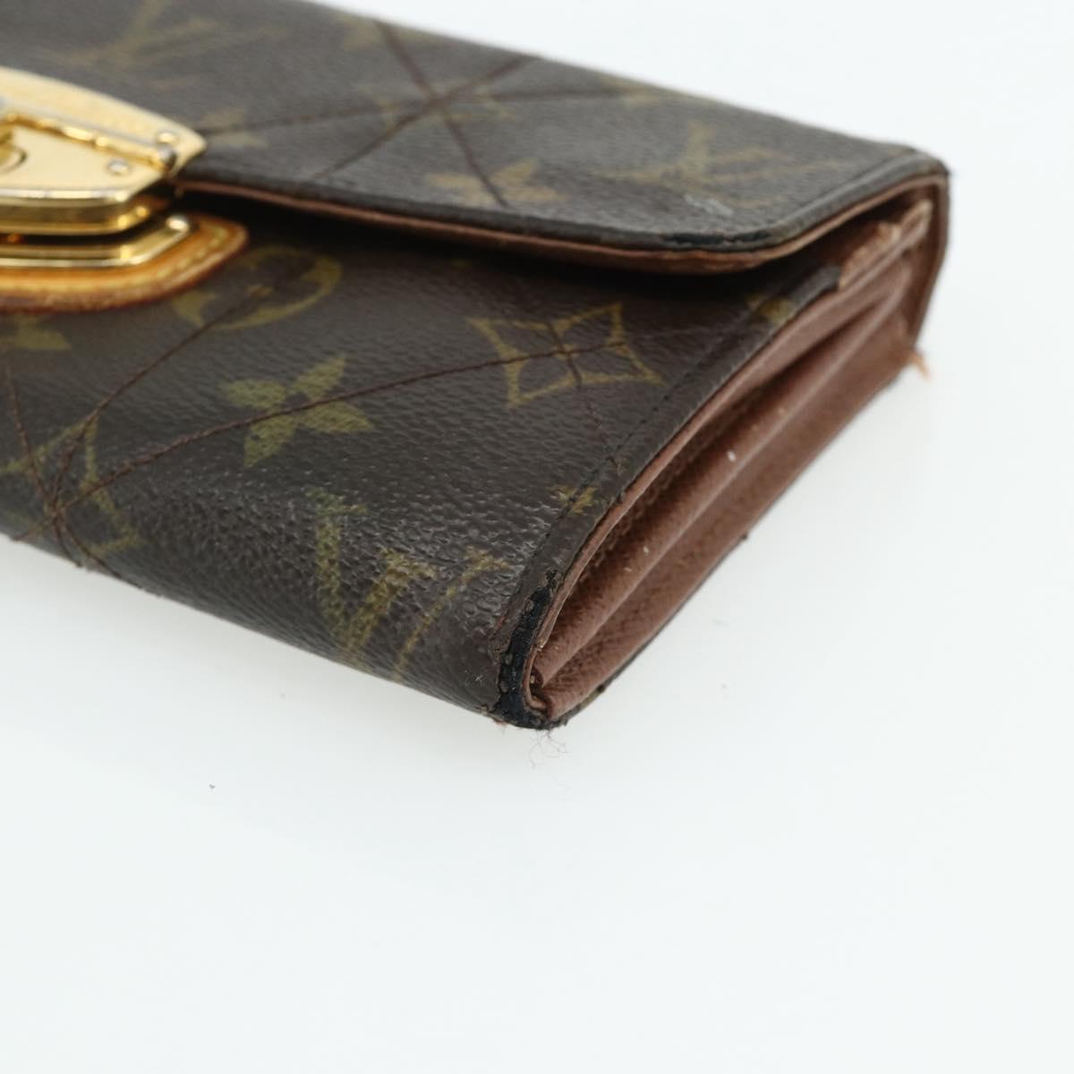 LOUIS VUITTON Monogram Etoile Portefeiulle Sarah Long Wallet M66556 Auth bs35085