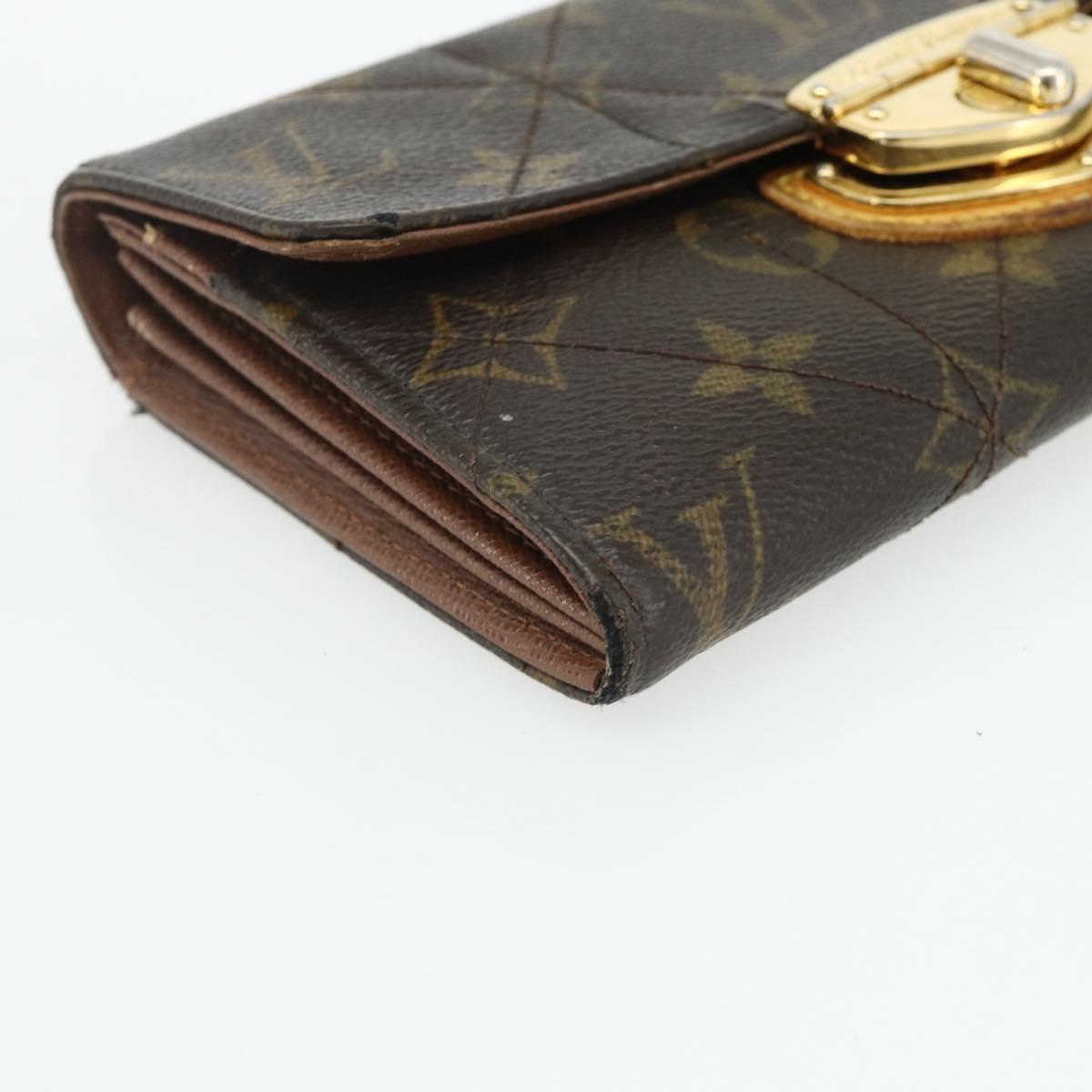 LOUIS VUITTON Monogram Etoile Portefeiulle Sarah Long Wallet M66556 Auth bs35085