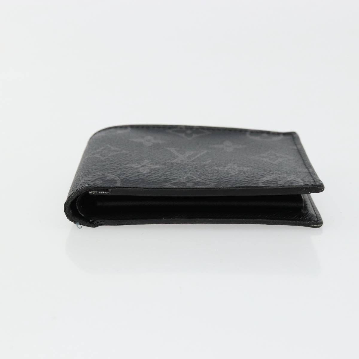LOUIS VUITTON Monogram Eclipse Portefeuille Marco NM Wallet M62545 Auth bs35101