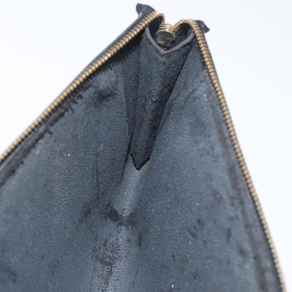 LOUIS VUITTON Epi Pochette Accessoires Pouch Black M52982 LV Auth bs35118