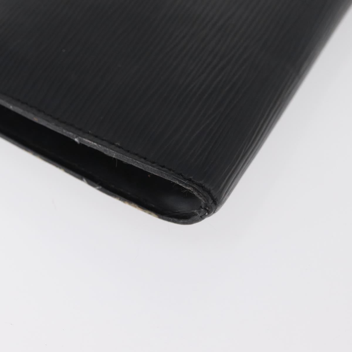 LOUIS VUITTON Epi Pochette Accessoires Pouch Black M52982 LV Auth bs35118