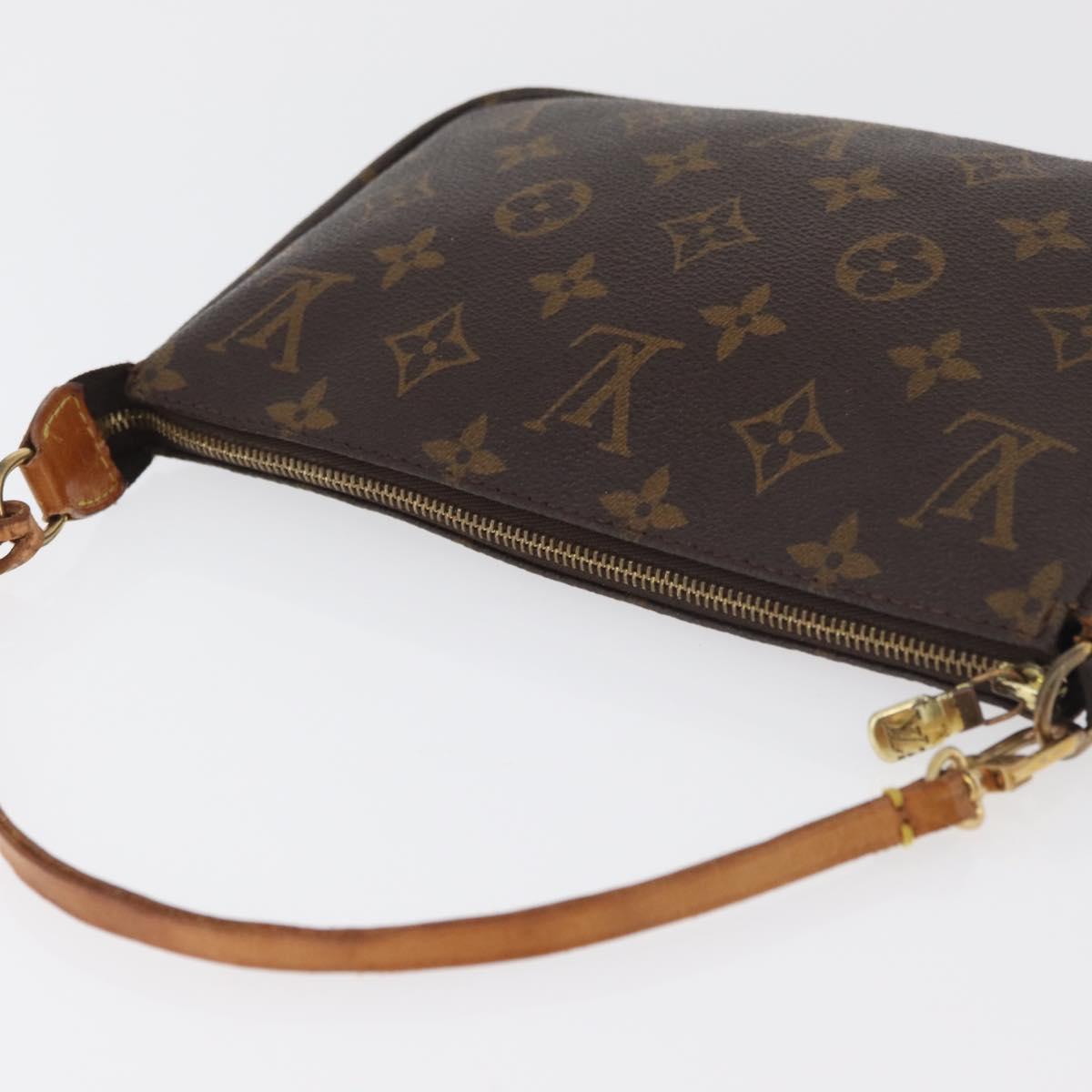 LOUIS VUITTON Monogram Pochette Accessoires Pouch M51980 LV Auth bs35121
