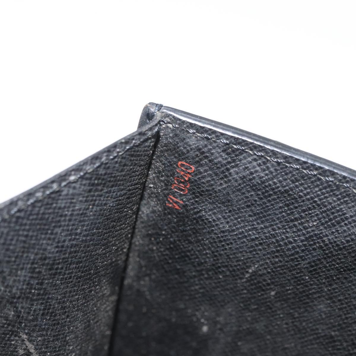 LOUIS VUITTON Epi Serie Dragonne Clutch Bag Black Noir M52612 LV Auth bs35123