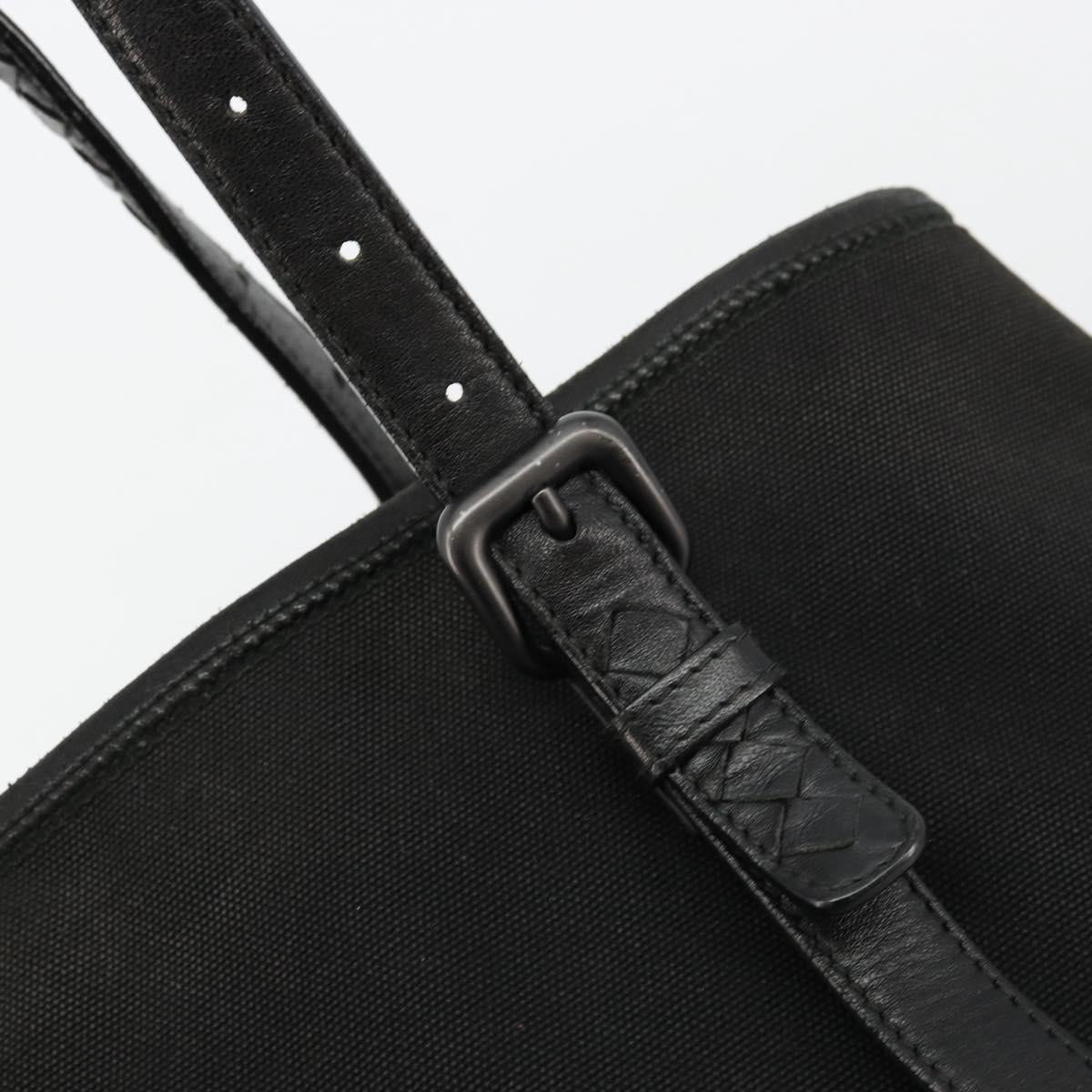 BOTTEGA VENETA Tote Bag Canvas Black 256763 Auth bs35124