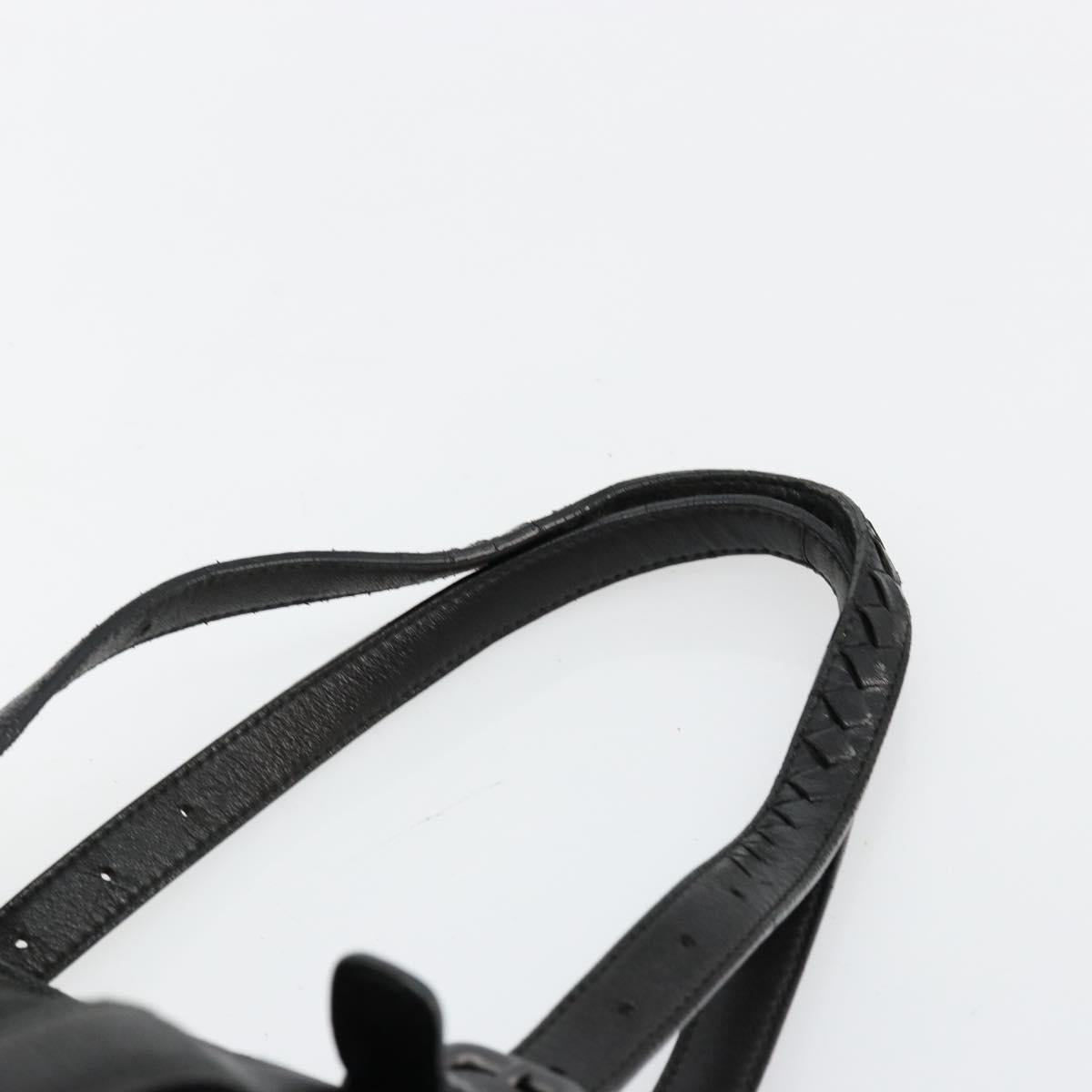 BOTTEGA VENETA Tote Bag Canvas Black 256763 Auth bs35124