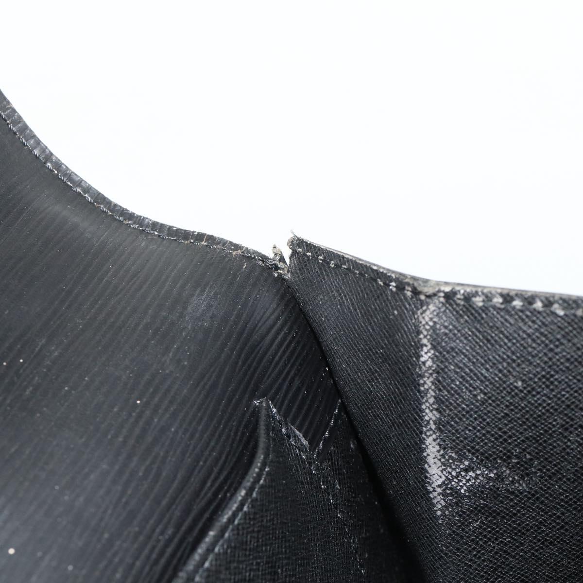 LOUIS VUITTON Epi Serviette Ambassador Business Bag Black M54412 LV Auth bs35128