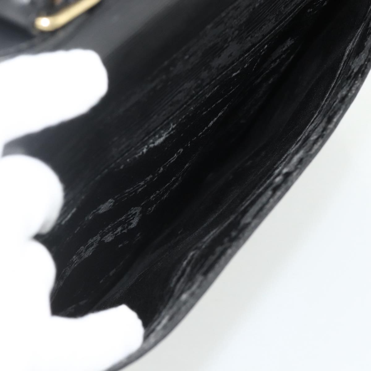 LOUIS VUITTON Epi Serviette Ambassador Business Bag Black M54412 LV Auth bs35128