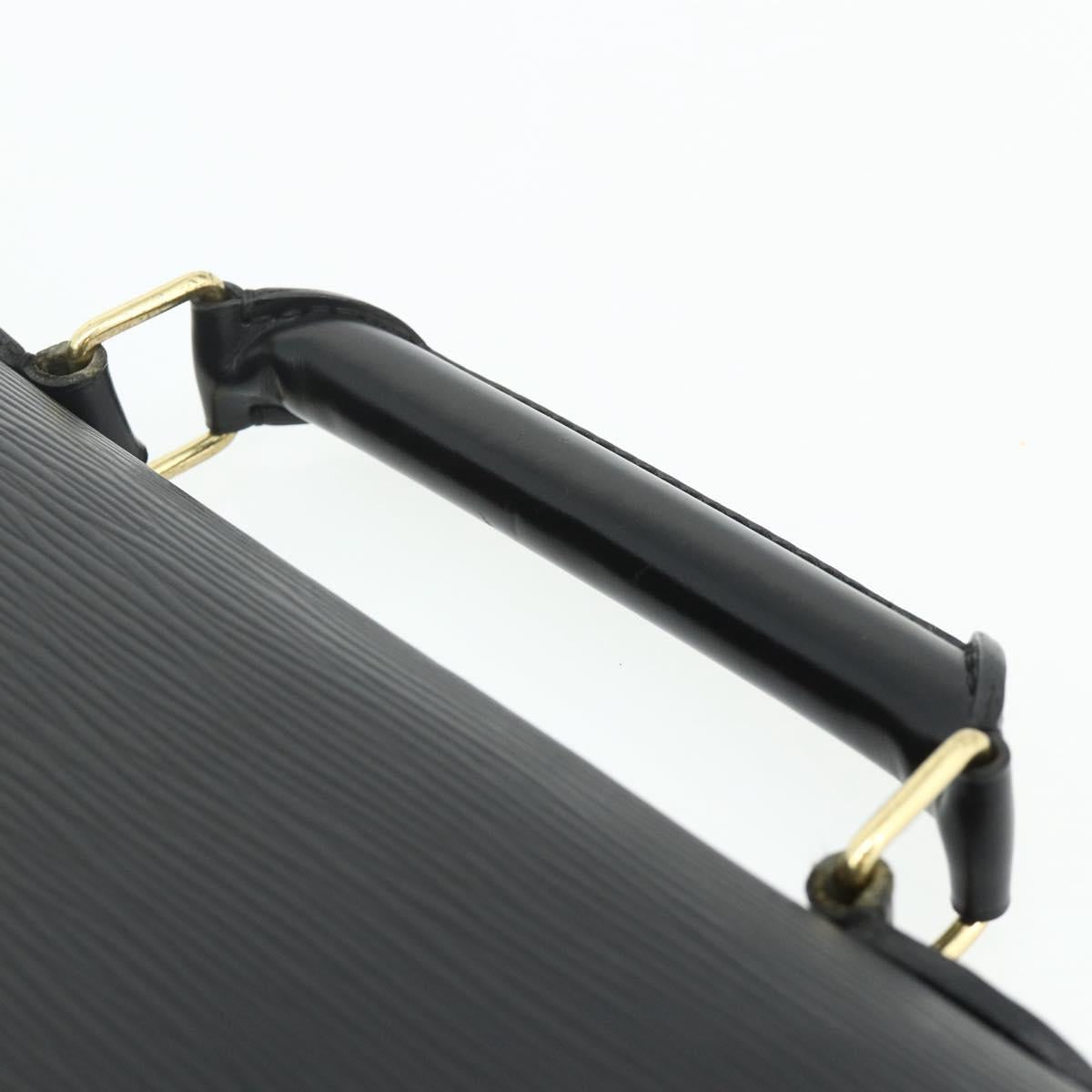 LOUIS VUITTON Epi Serviette Ambassador Business Bag Black M54412 LV Auth bs35128