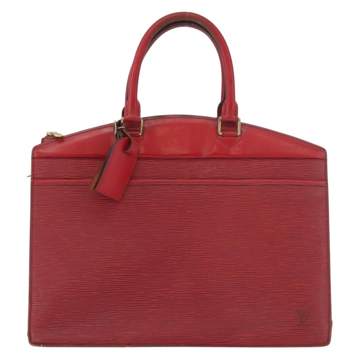 LOUIS VUITTON Epi Riviera Hand Bag Red M48187 LV Auth bs35129