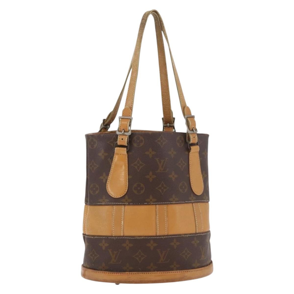 LOUIS VUITTON Monogram Bucket PM Shoulder Bag USA limited M42238 LV Auth bs35132