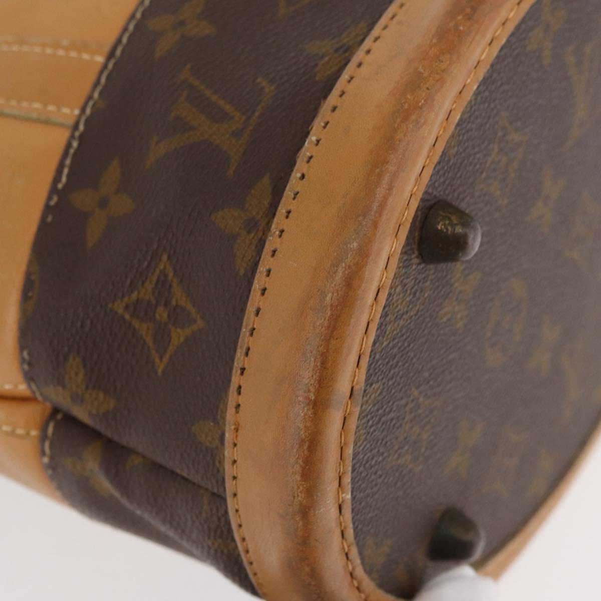 LOUIS VUITTON Monogram Bucket PM Shoulder Bag USA limited M42238 LV Auth bs35132