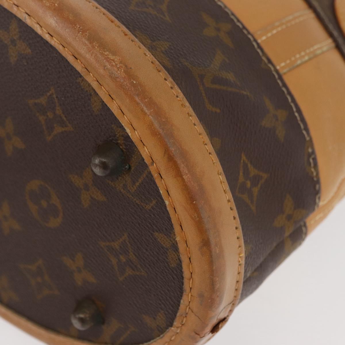 LOUIS VUITTON Monogram Bucket PM Shoulder Bag USA limited M42238 LV Auth bs35132