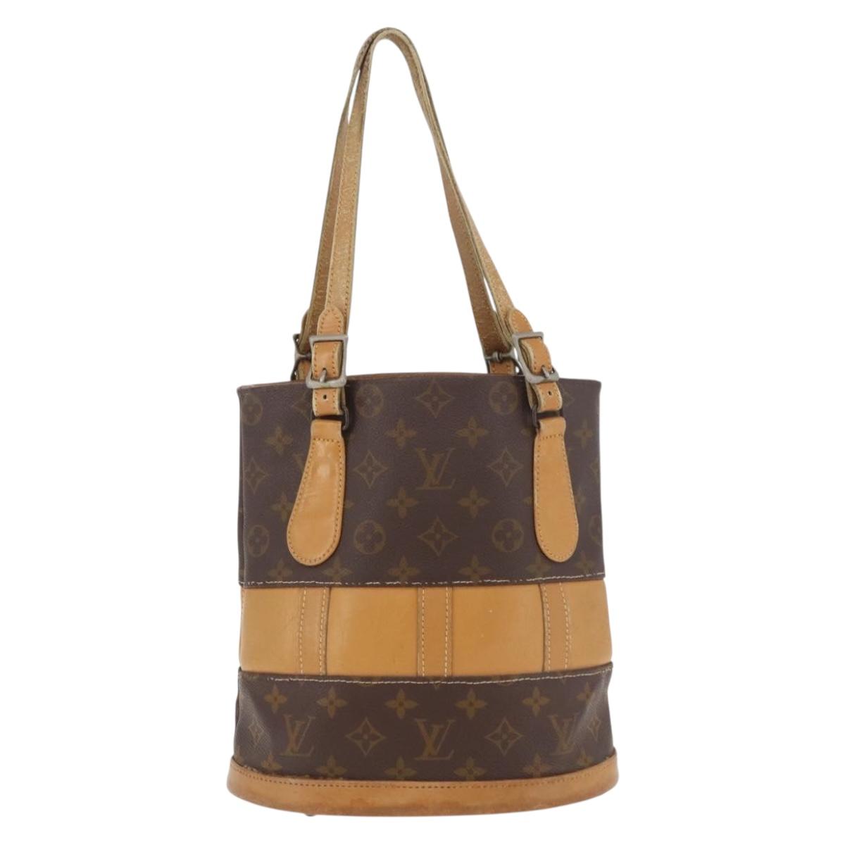 LOUIS VUITTON Monogram Bucket PM Shoulder Bag USA limited M42238 LV Auth bs35132