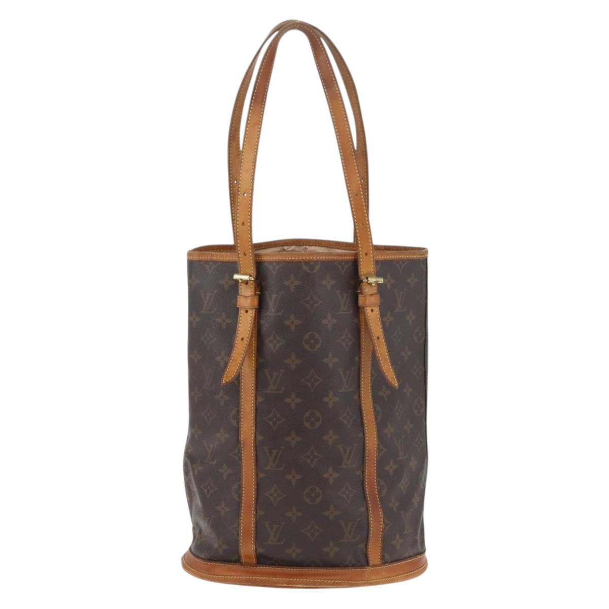 LOUIS VUITTON Monogram Bucket GM Shoulder Bag M42236 LV Auth bs35133