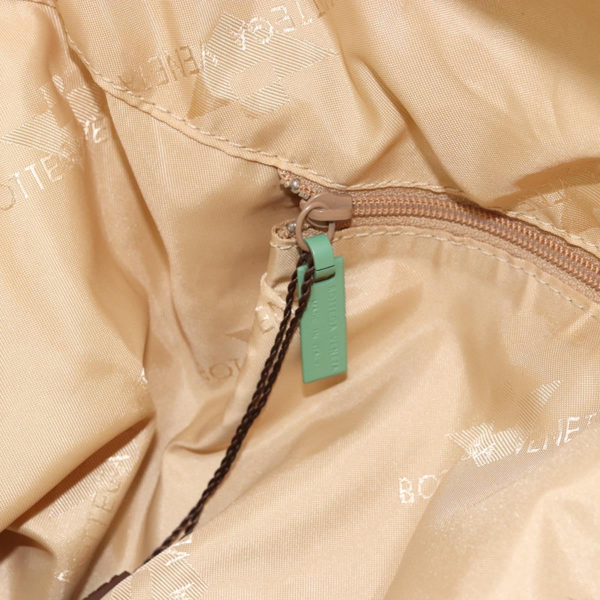 BOTTEGA VENETA Shoulder Bag Nylon Green Auth bs35159