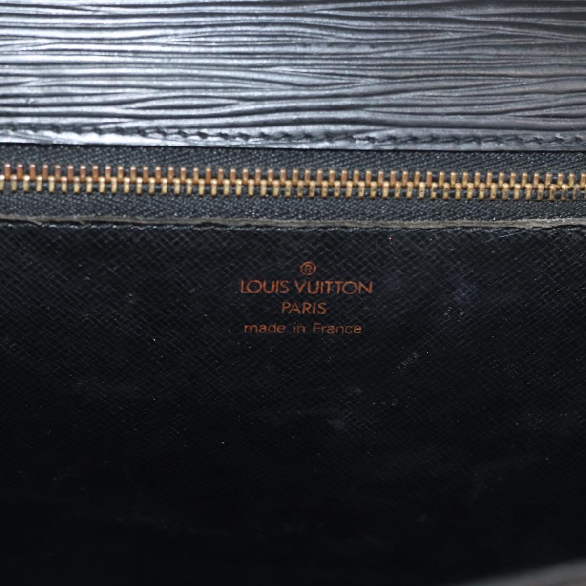 LOUIS VUITTON Epi Monceau 28 Hand Bag Black M52122 LV Auth bs35160