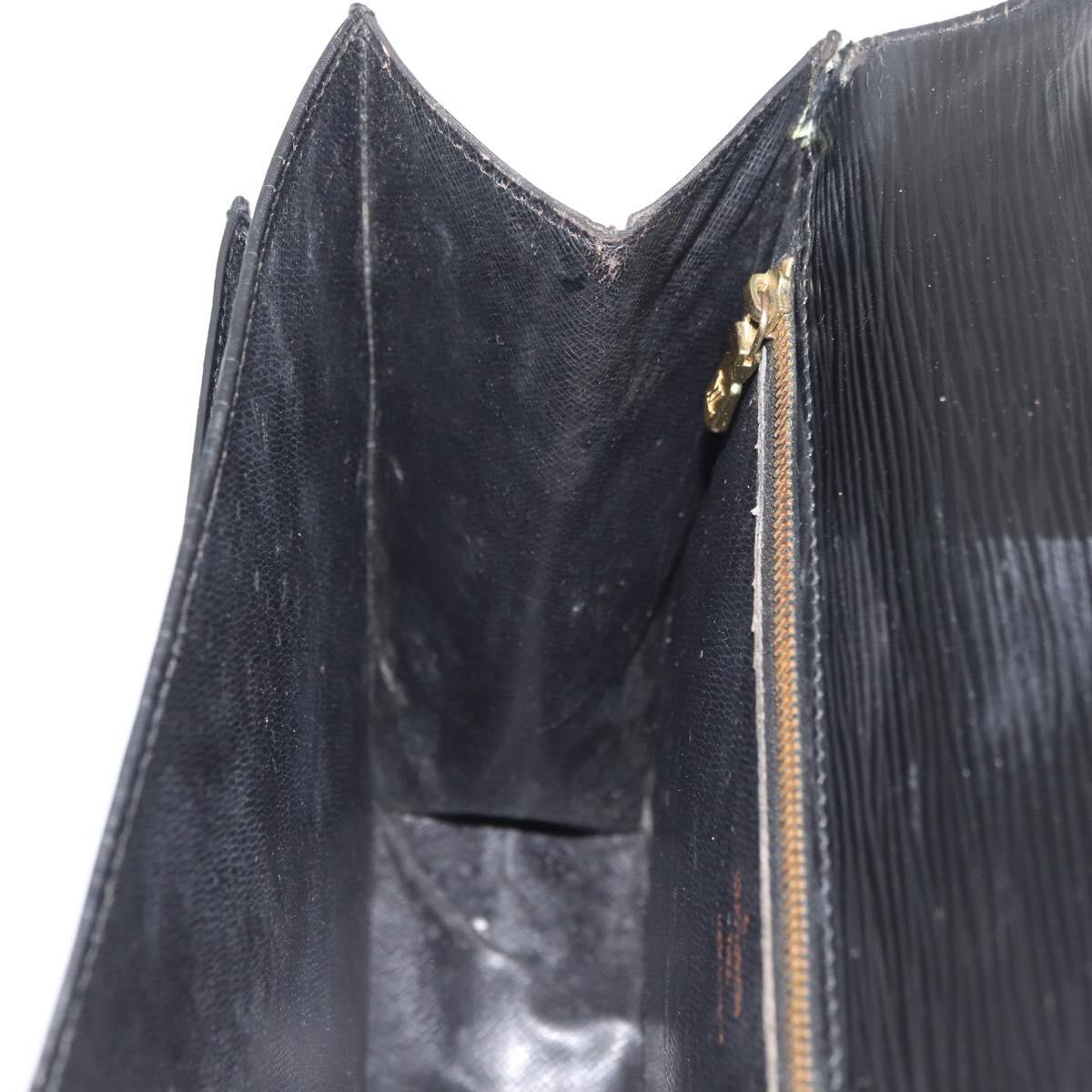 LOUIS VUITTON Epi Monceau 28 Hand Bag Black M52122 LV Auth bs35160