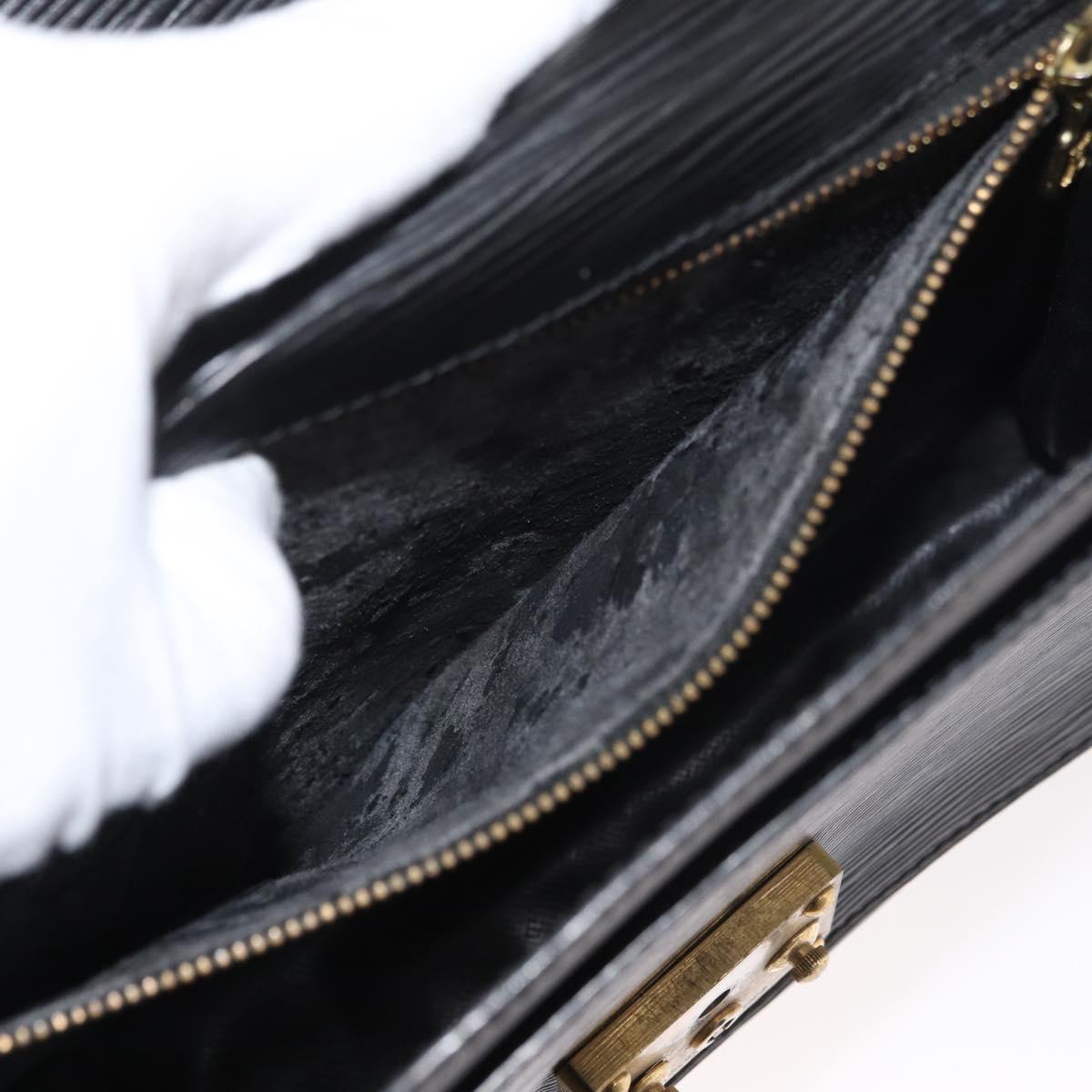 LOUIS VUITTON Epi Monceau 28 Hand Bag Black M52122 LV Auth bs35160