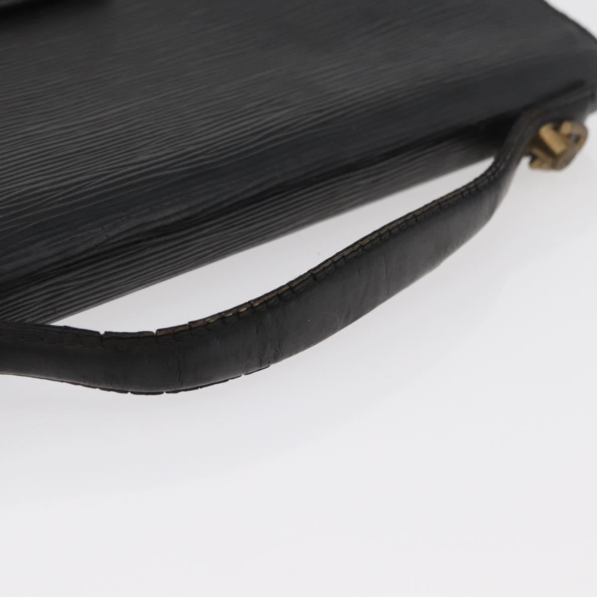 LOUIS VUITTON Epi Monceau 28 Hand Bag Black M52122 LV Auth bs35160