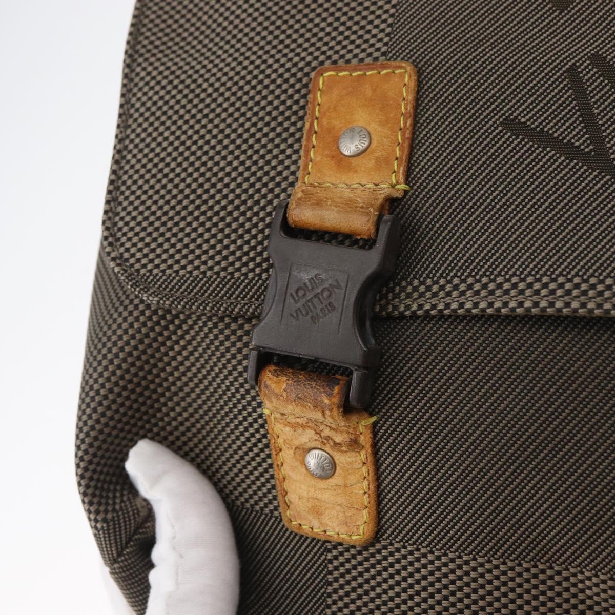LOUIS VUITTON Damier Geant Roux Shoulder Bag Tail M93077 LV Auth bs35161