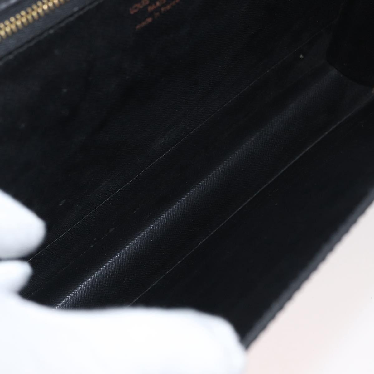 LOUIS VUITTON Epi Monceau 28 Hand Bag Black M52122 LV Auth bs35162