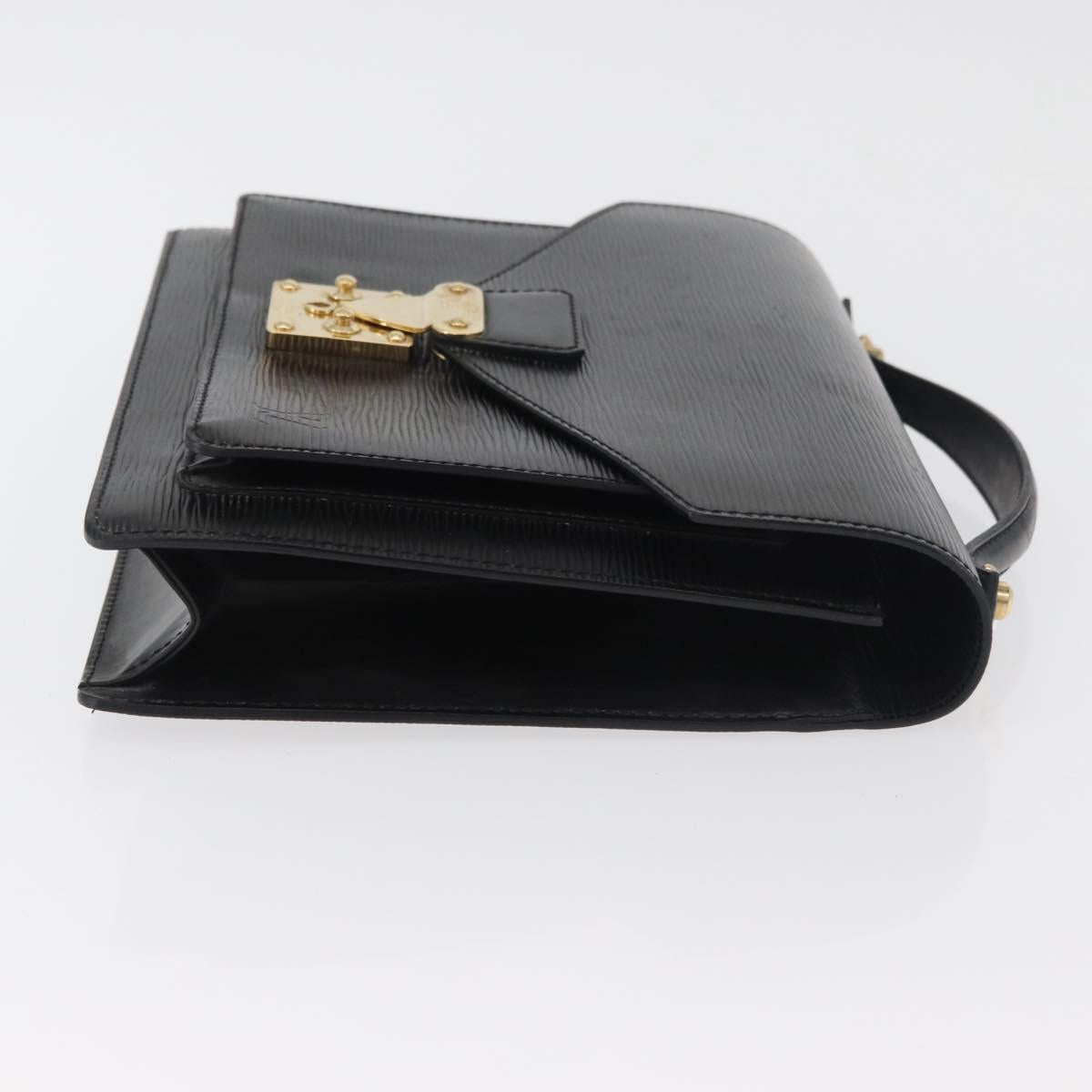 LOUIS VUITTON Epi Monceau 28 Hand Bag Black M52122 LV Auth bs35162