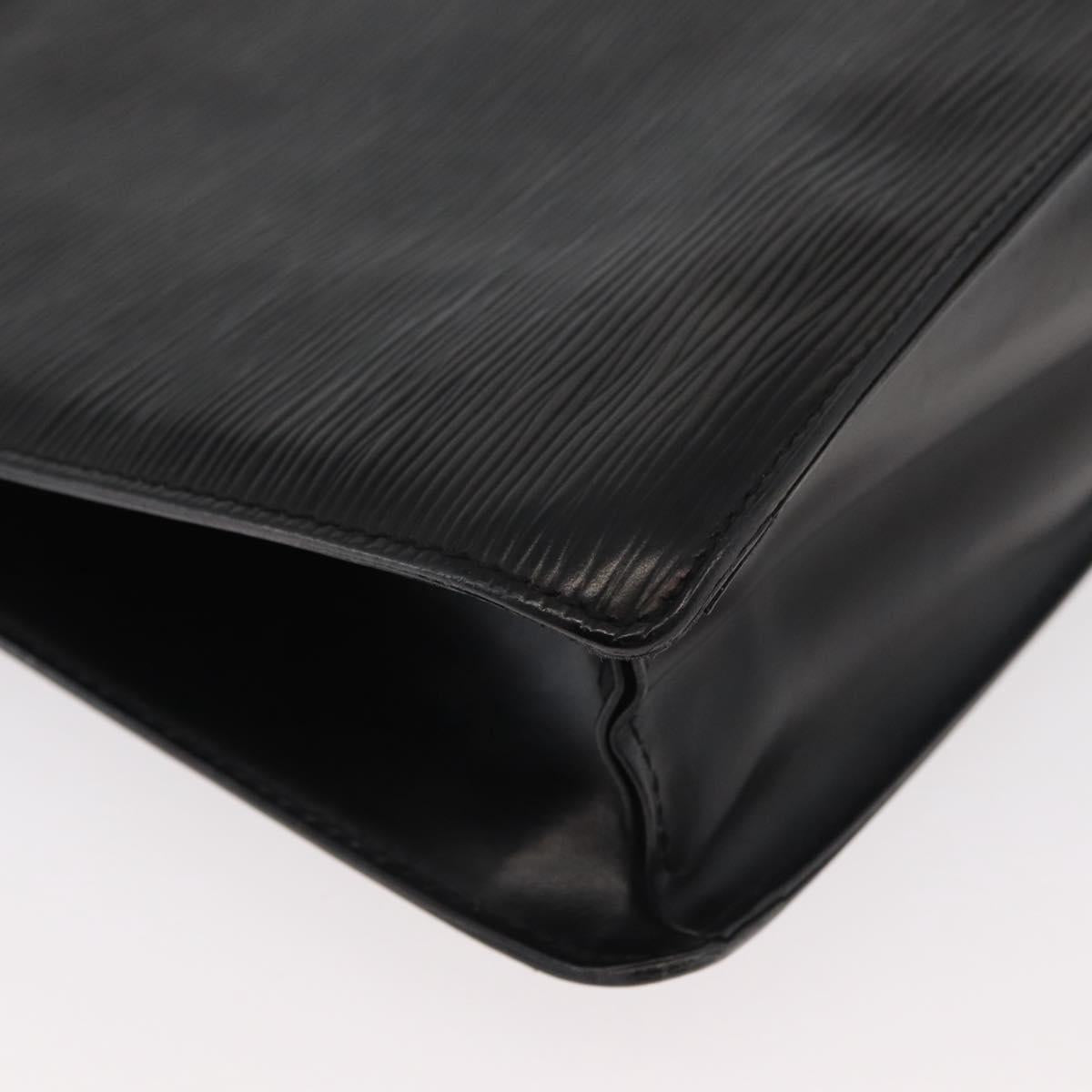 LOUIS VUITTON Epi Monceau 28 Hand Bag Black M52122 LV Auth bs35164