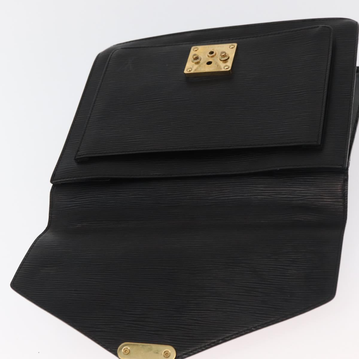 LOUIS VUITTON Epi Monceau 28 Hand Bag Black M52122 LV Auth bs35164