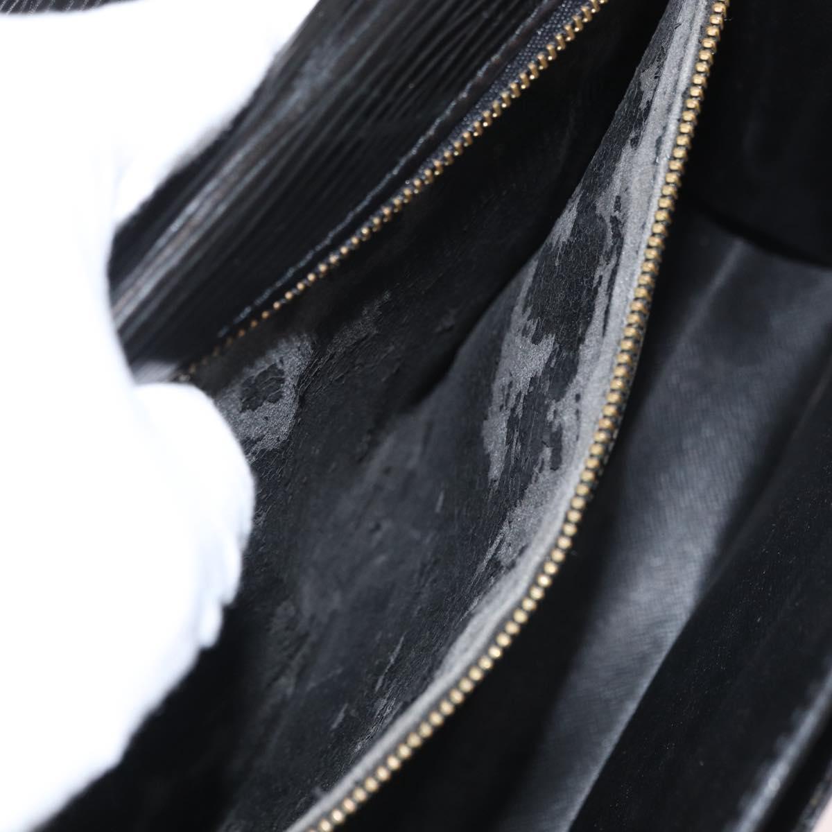 LOUIS VUITTON Epi Monceau 28 Hand Bag Black M52122 LV Auth bs35164