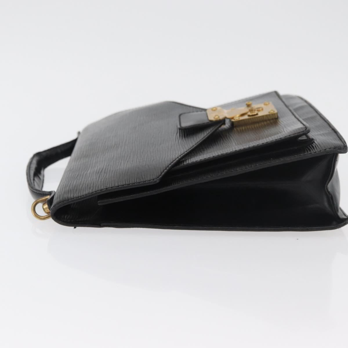 LOUIS VUITTON Epi Monceau 28 Hand Bag Black M52122 LV Auth bs35164