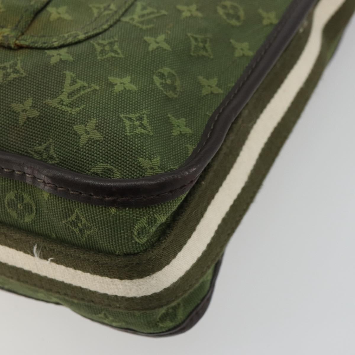 LOUIS VUITTON Monogram Mini Besace Mary Kate Bag TST Khaki M92322 Auth bs35166