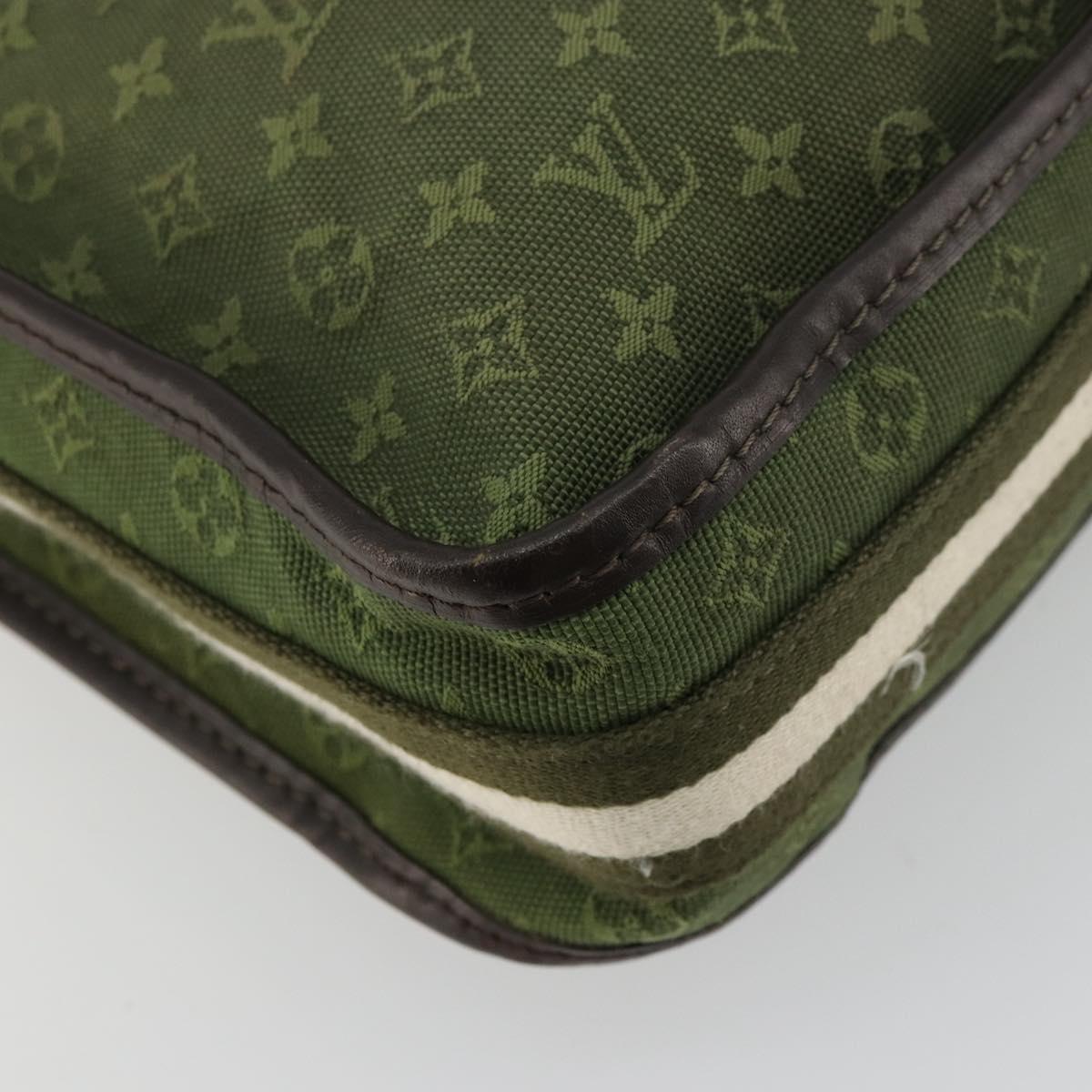 LOUIS VUITTON Monogram Mini Besace Mary Kate Bag TST Khaki M92322 Auth bs35166