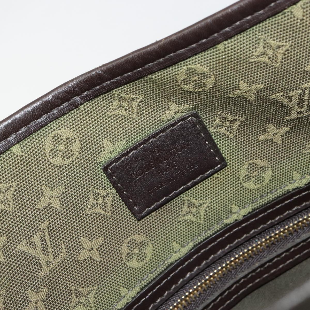 LOUIS VUITTON Monogram Mini Besace Mary Kate Bag TST Khaki M92322 Auth bs35166