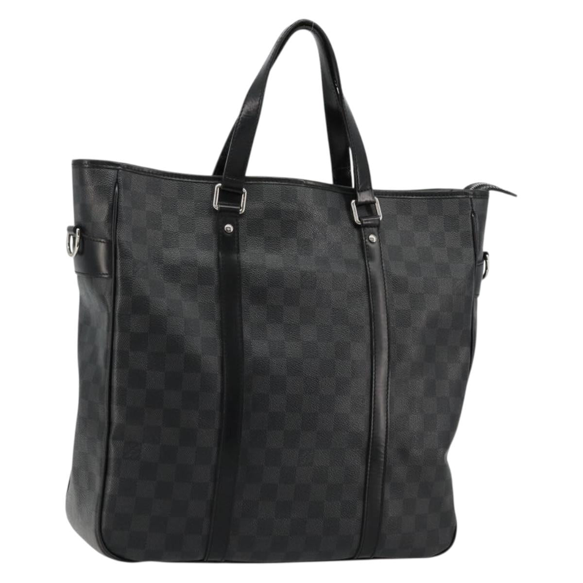 LOUIS VUITTON Damier Graphite Tadao PM Shoulder Bag 2way N41259 LV Auth bs35171