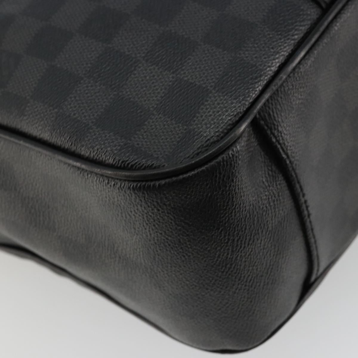 LOUIS VUITTON Damier Graphite Tadao PM Shoulder Bag 2way N41259 LV Auth bs35171