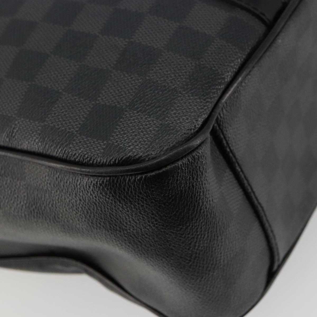 LOUIS VUITTON Damier Graphite Tadao PM Shoulder Bag 2way N41259 LV Auth bs35171