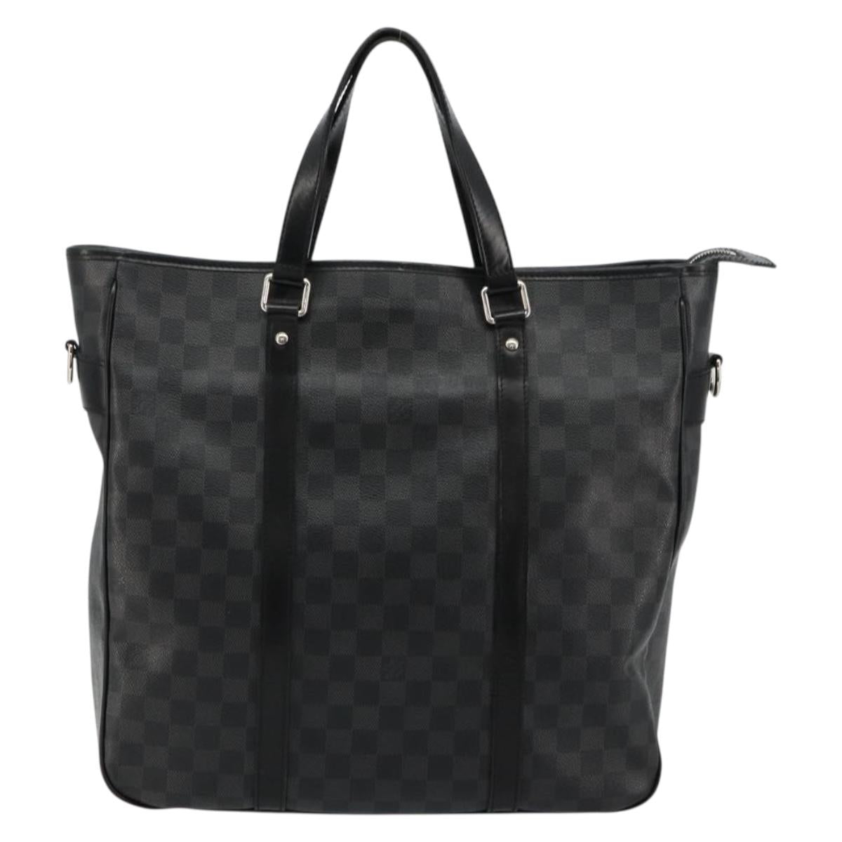 LOUIS VUITTON Damier Graphite Tadao PM Shoulder Bag 2way N41259 LV Auth bs35171