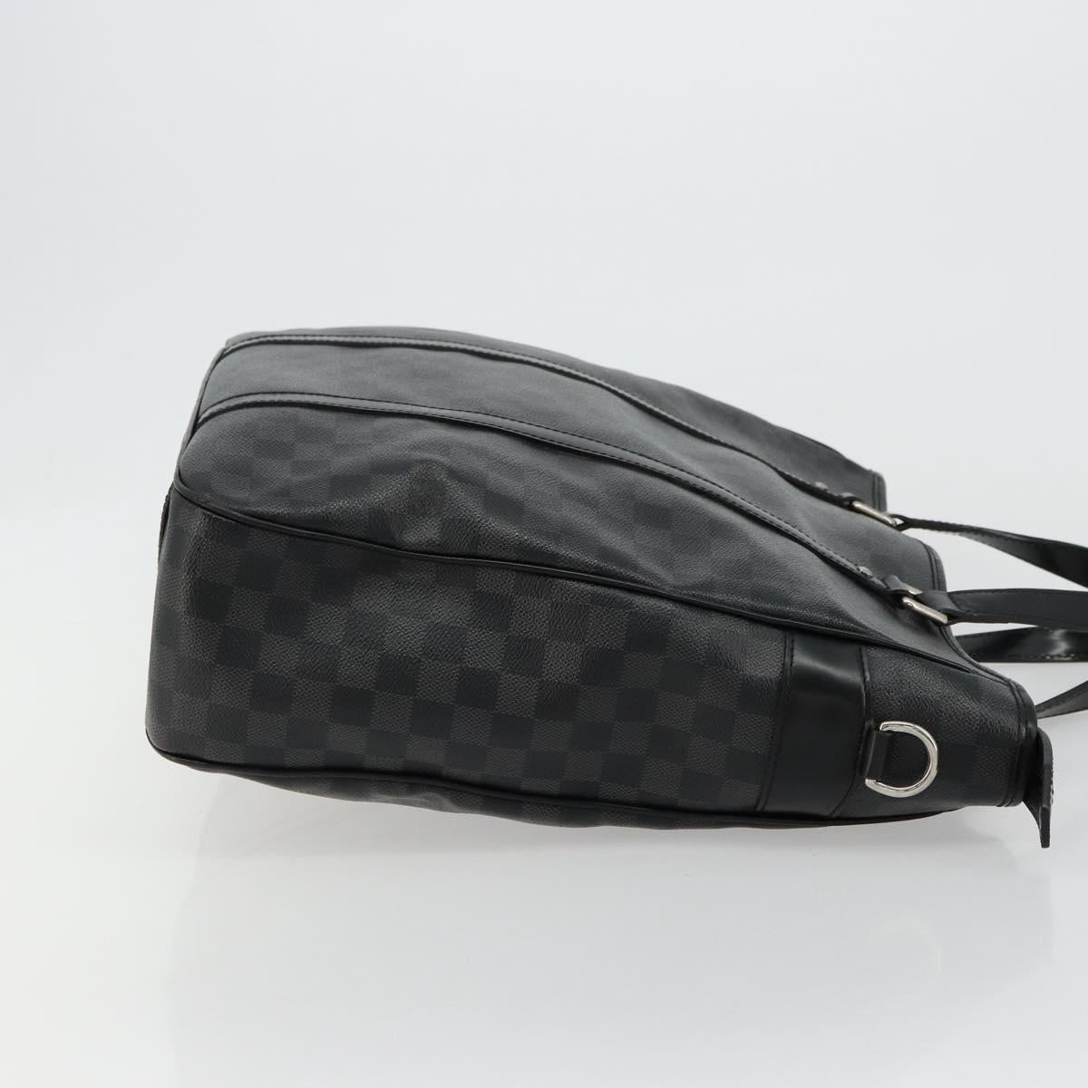 LOUIS VUITTON Damier Graphite Tadao PM Shoulder Bag 2way N41259 LV Auth bs35171