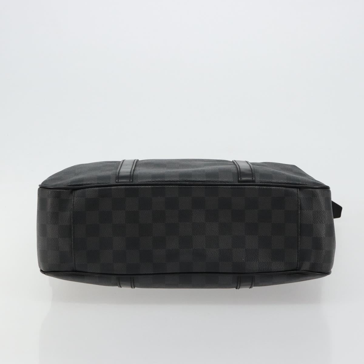LOUIS VUITTON Damier Graphite Tadao PM Shoulder Bag 2way N41259 LV Auth bs35171