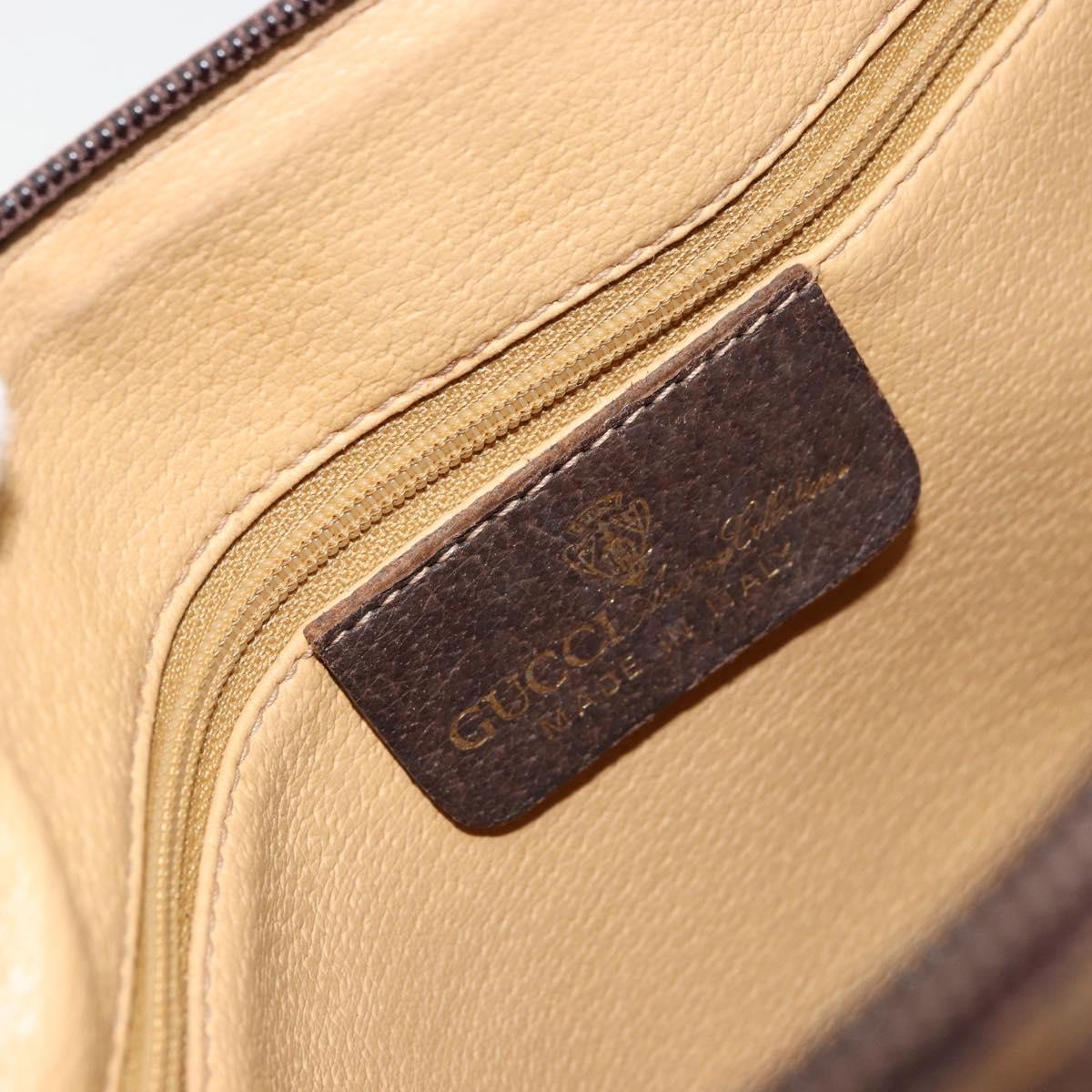 GUCCI GG Supreme Web Sherry Line Shoulder Bag Beige 10 02 008 Auth bs35187