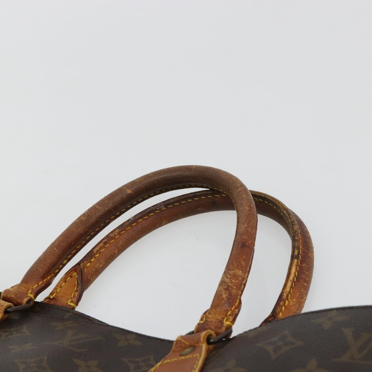 LOUIS VUITTON Monogram Sac Plat Hand Bag M51140 LV Auth bs35196