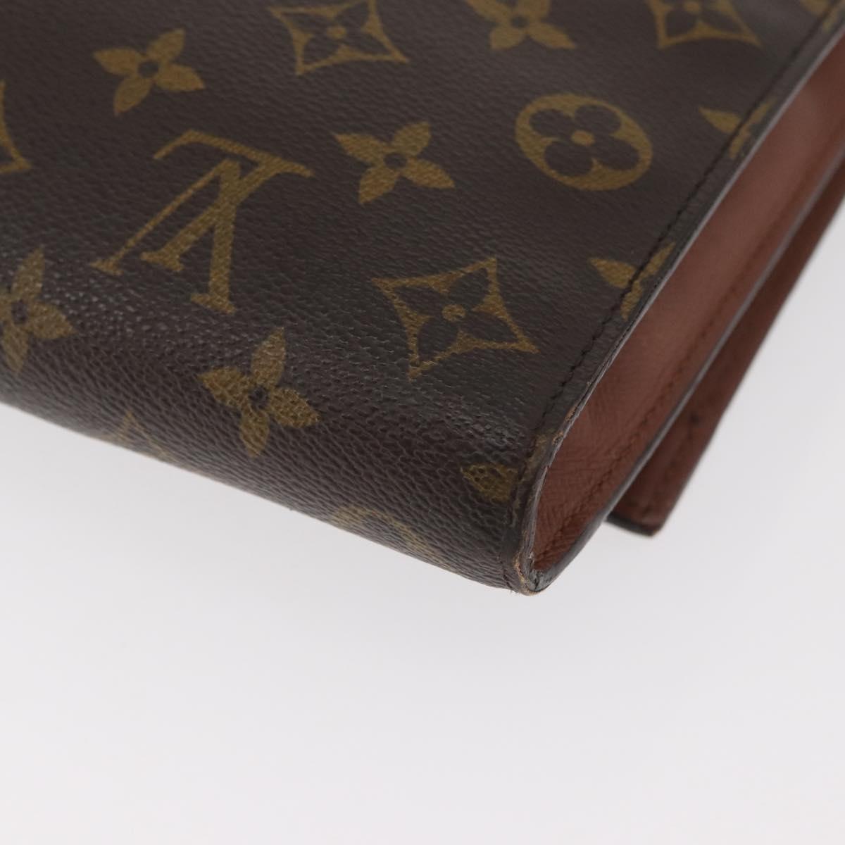 LOUIS VUITTON Monogram Porte envelope Clutch Bag M51801 LV Auth bs35197