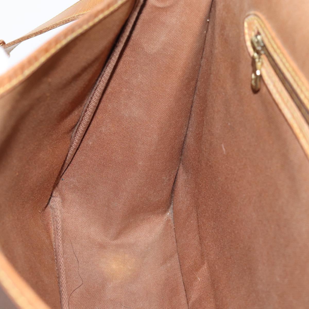 LOUIS VUITTON Monogram Gibeciere GM Shoulder Bag M42246 LV Auth bs35198