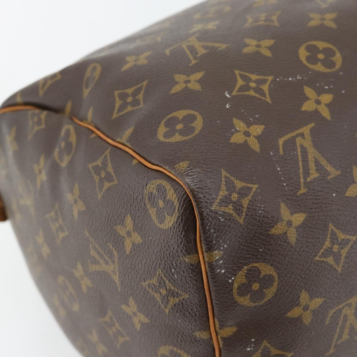 LOUIS VUITTON Monogram Speedy 35 Hand Bag M41524 LV Auth bs35199