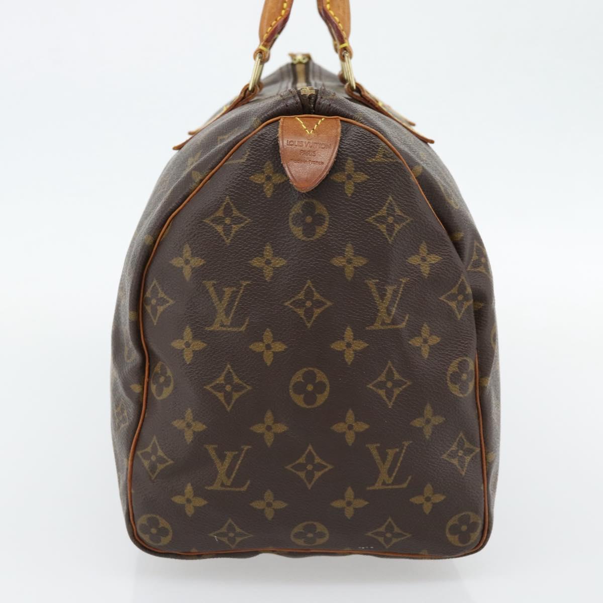 LOUIS VUITTON Monogram Speedy 35 Hand Bag M41524 LV Auth bs35199