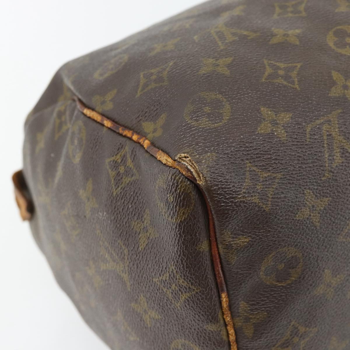 LOUIS VUITTON Monogram Speedy 35 Hand Bag M41524 LV Auth bs35200