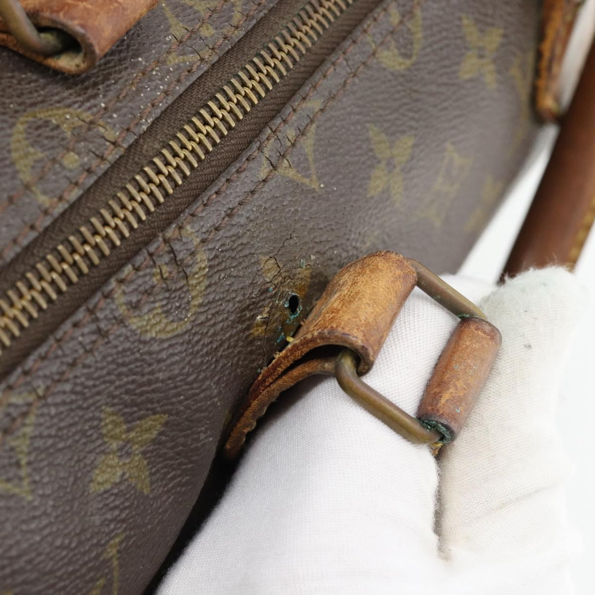 LOUIS VUITTON Monogram Speedy 35 Hand Bag M41524 LV Auth bs35200