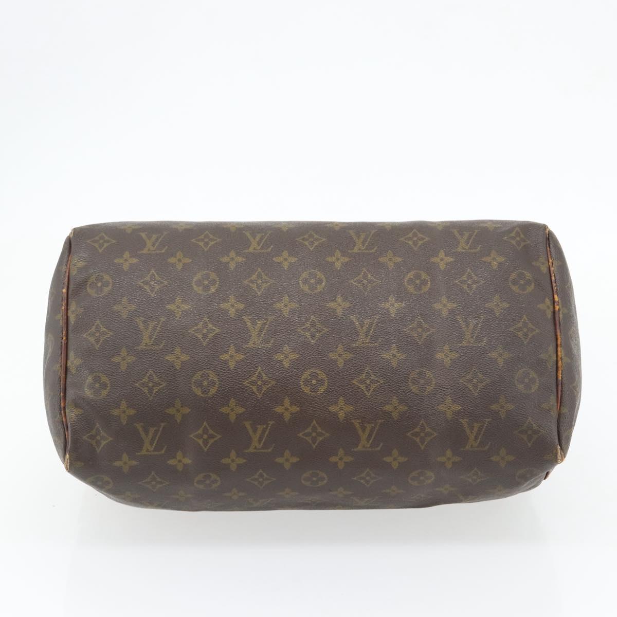 LOUIS VUITTON Monogram Speedy 35 Hand Bag M41524 LV Auth bs35200