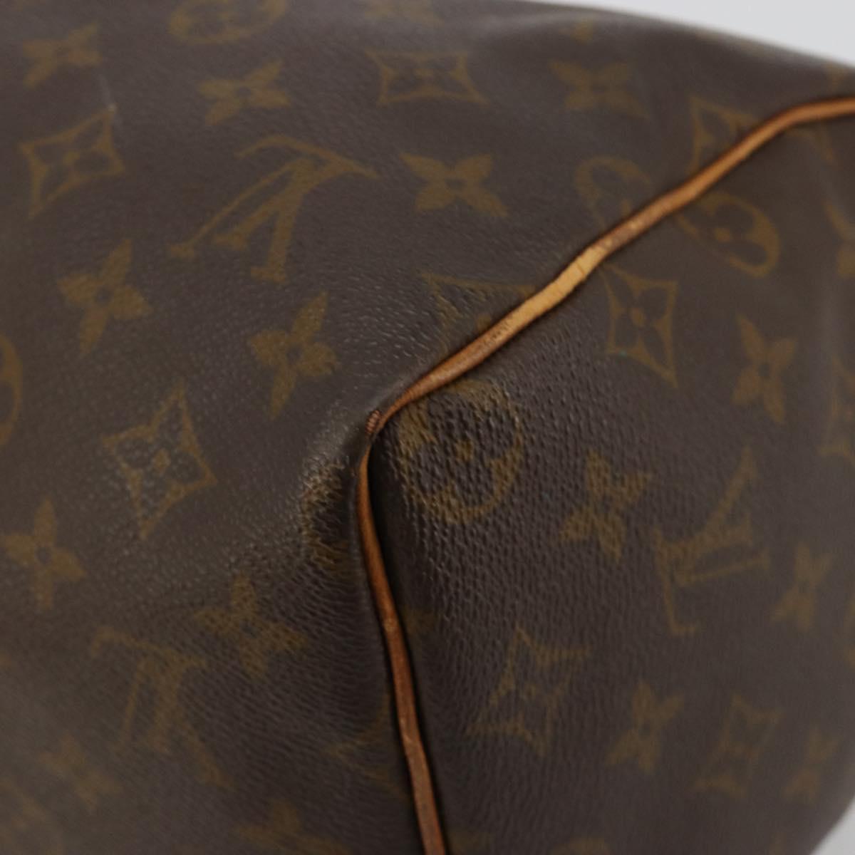 LOUIS VUITTON Monogram Speedy 30 Hand Bag M41526 LV Auth bs35201