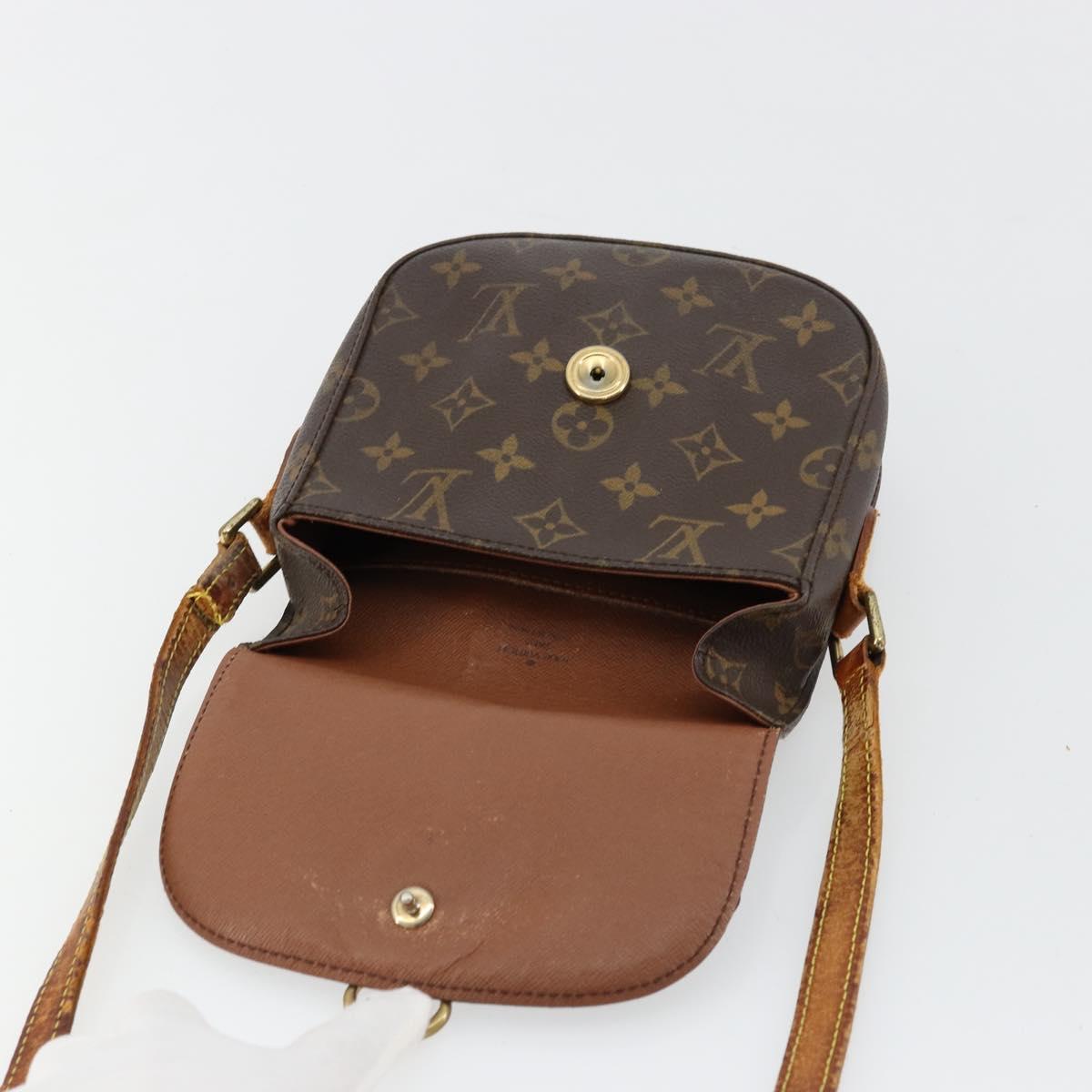 LOUIS VUITTON Monogram Saint Cloud PM Shoulder Bag M51244 LV Auth bs35203